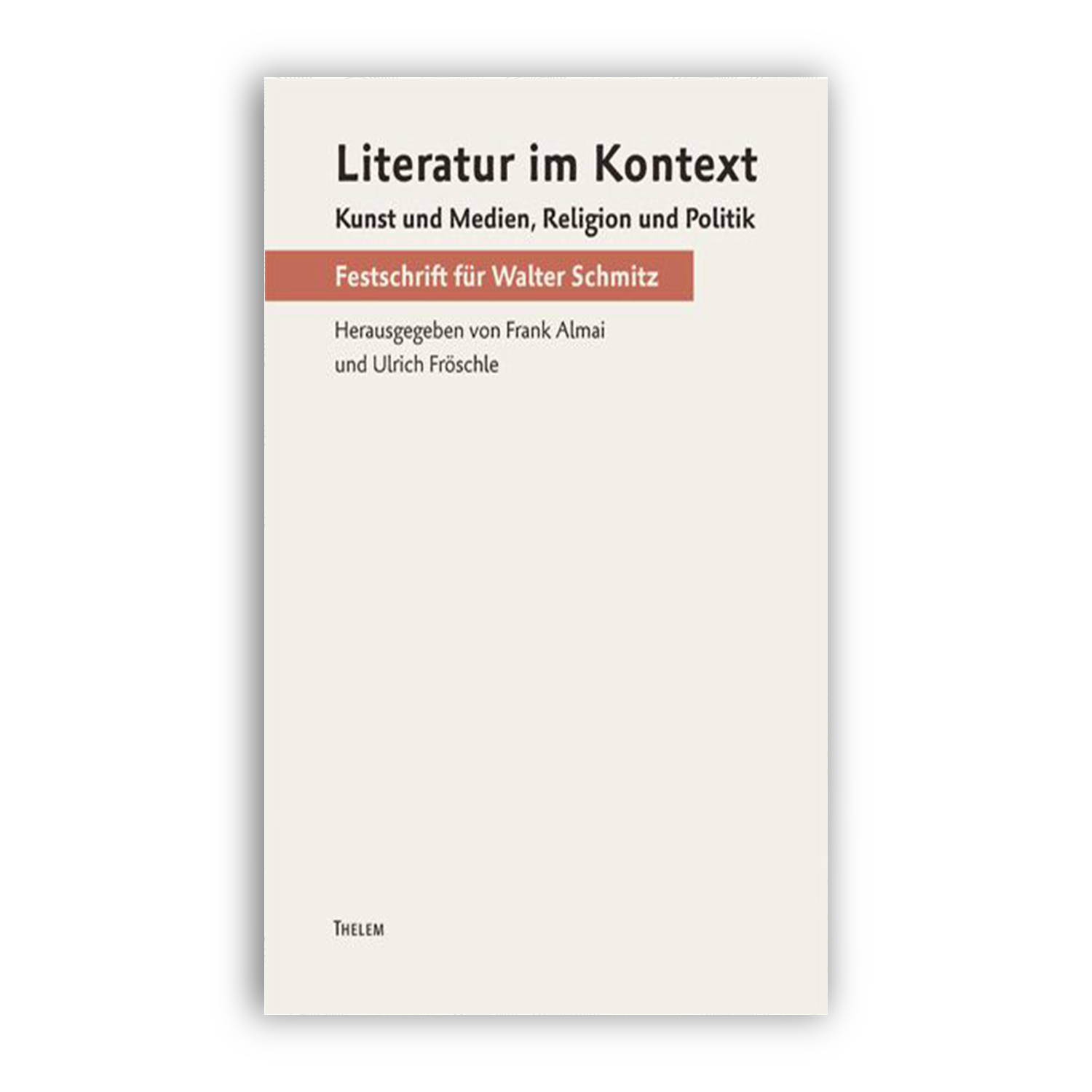 Cover "Literatur im Kontext"; © THELEM