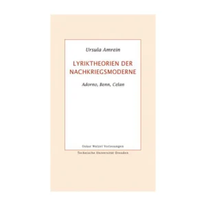 Cover "Lyriktheorien der Nachkriegsmoderne"; © THELEM