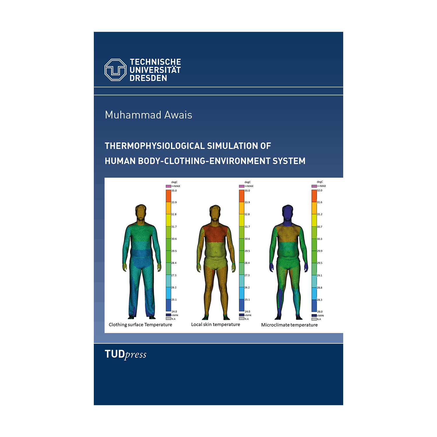 Cover "Thermophysiological Simulation of Human Body-Clothing-Environment System"; © THELEM