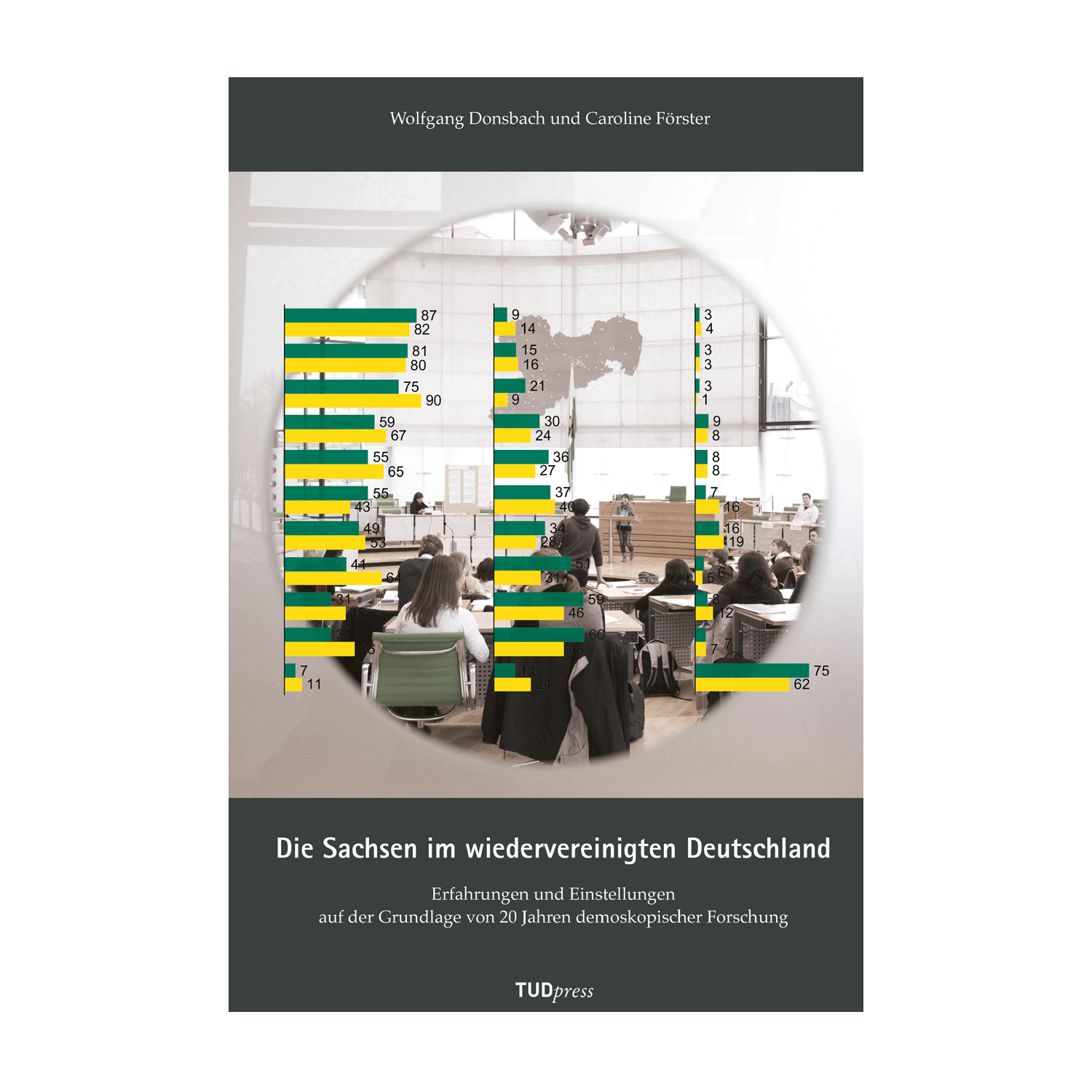 Cover "Die Sachsen im wiedervereinigten Deutschland"; © THELEM