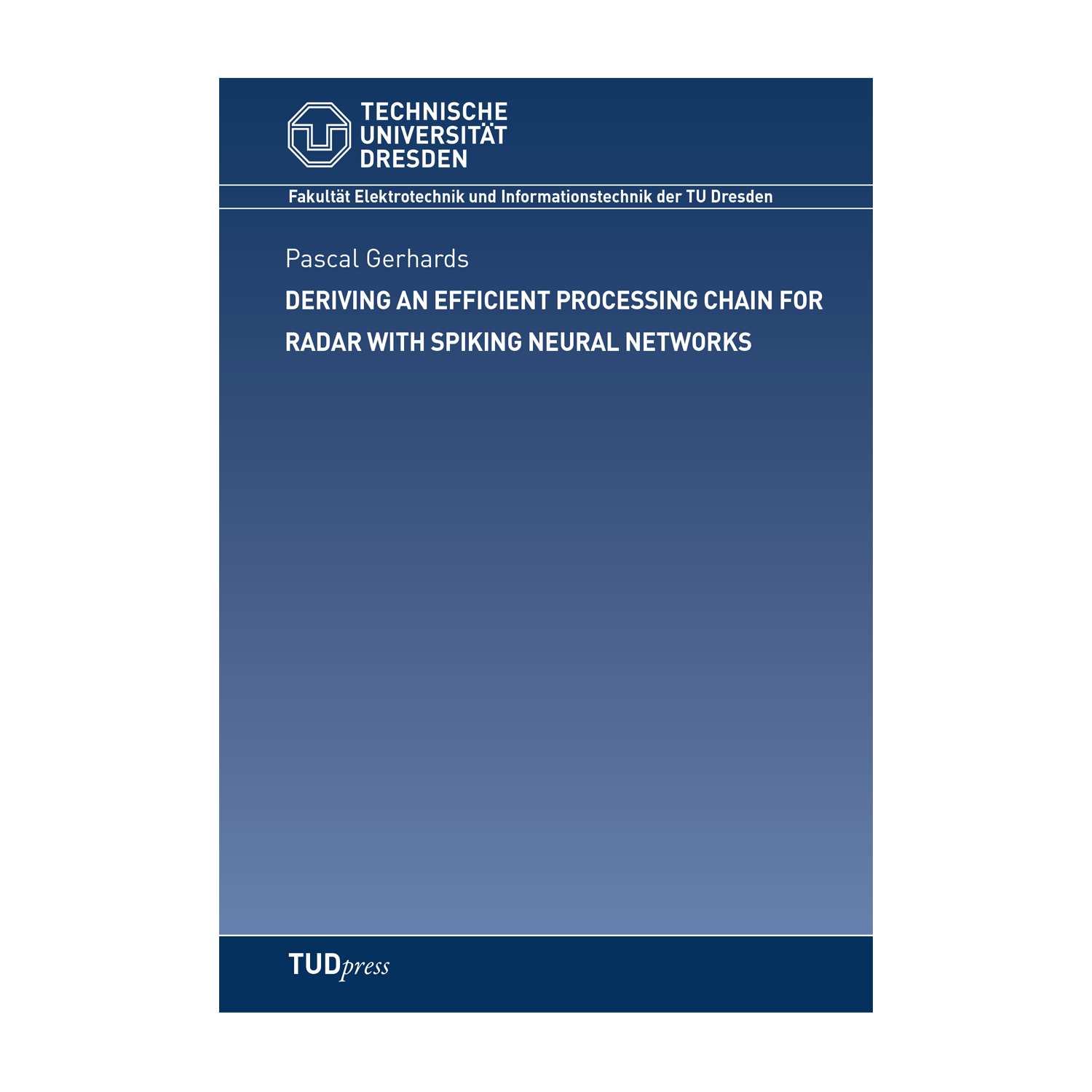 Cover "Deriving an efficient processing chain for radar with spiking neural networks"; © THELEM
