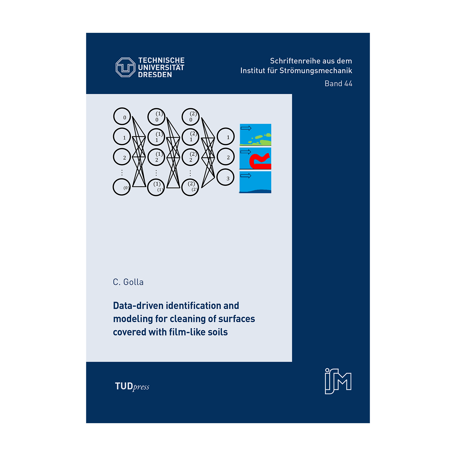 Cover "Data-driven identification and modeling for cleaning of surfaces covered with film-like soils"; © THELEM
