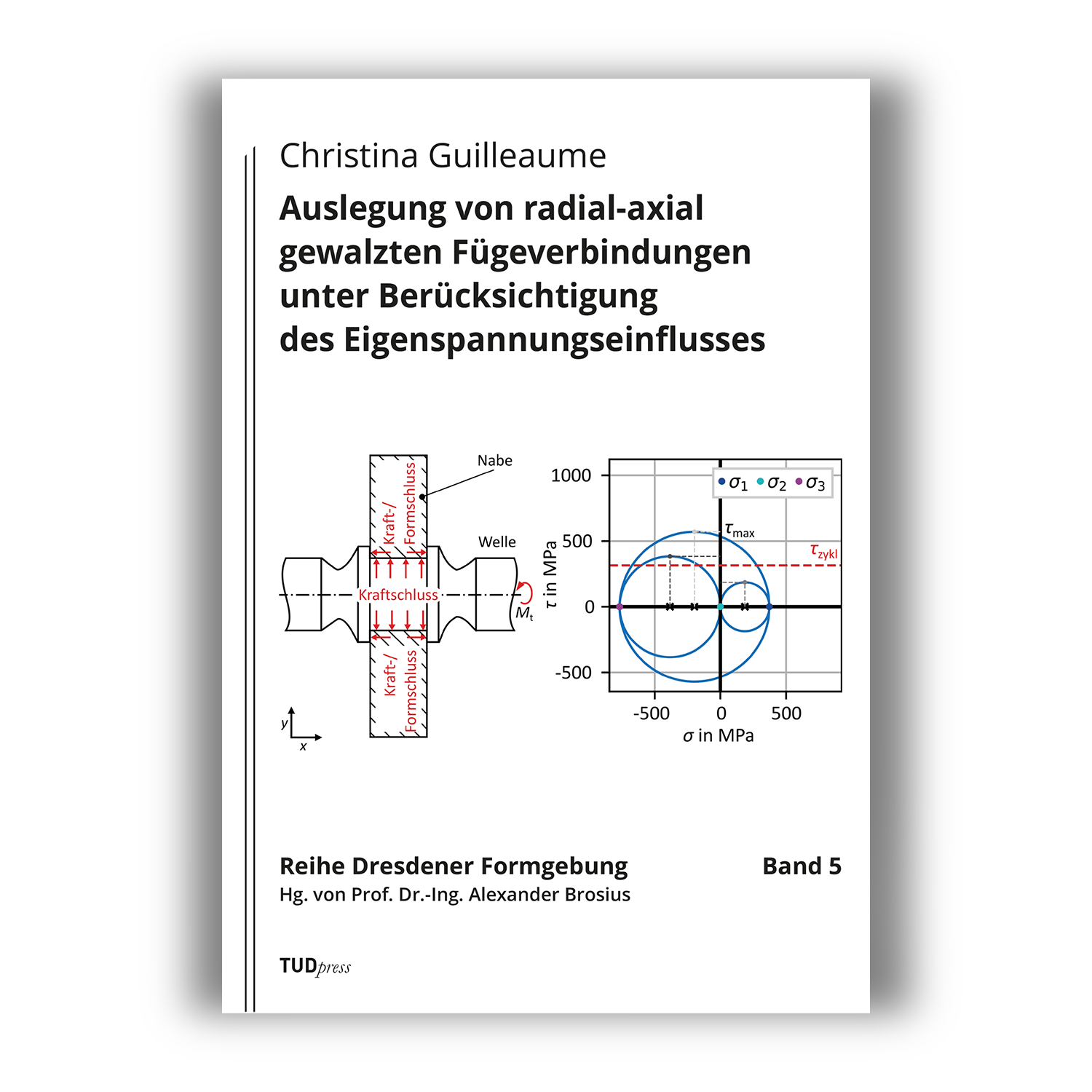 Cover "Auslegung von radial-axial gewalzten Fügeverbindungen unter Berücksichtigung des Eigenspannungseinflusses"; © THELEM