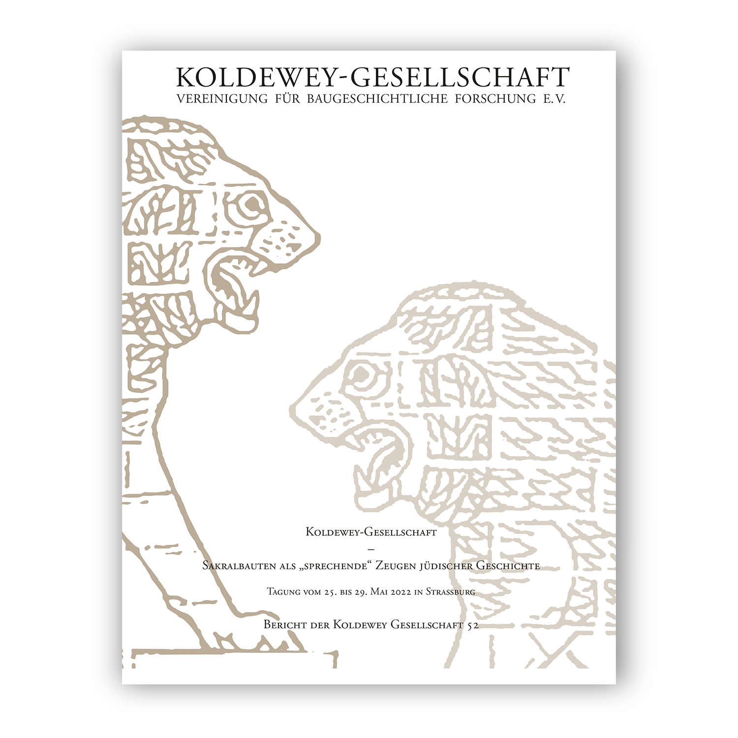 Cover "Sakralbauten Tagungsband 52"; © THELEM
