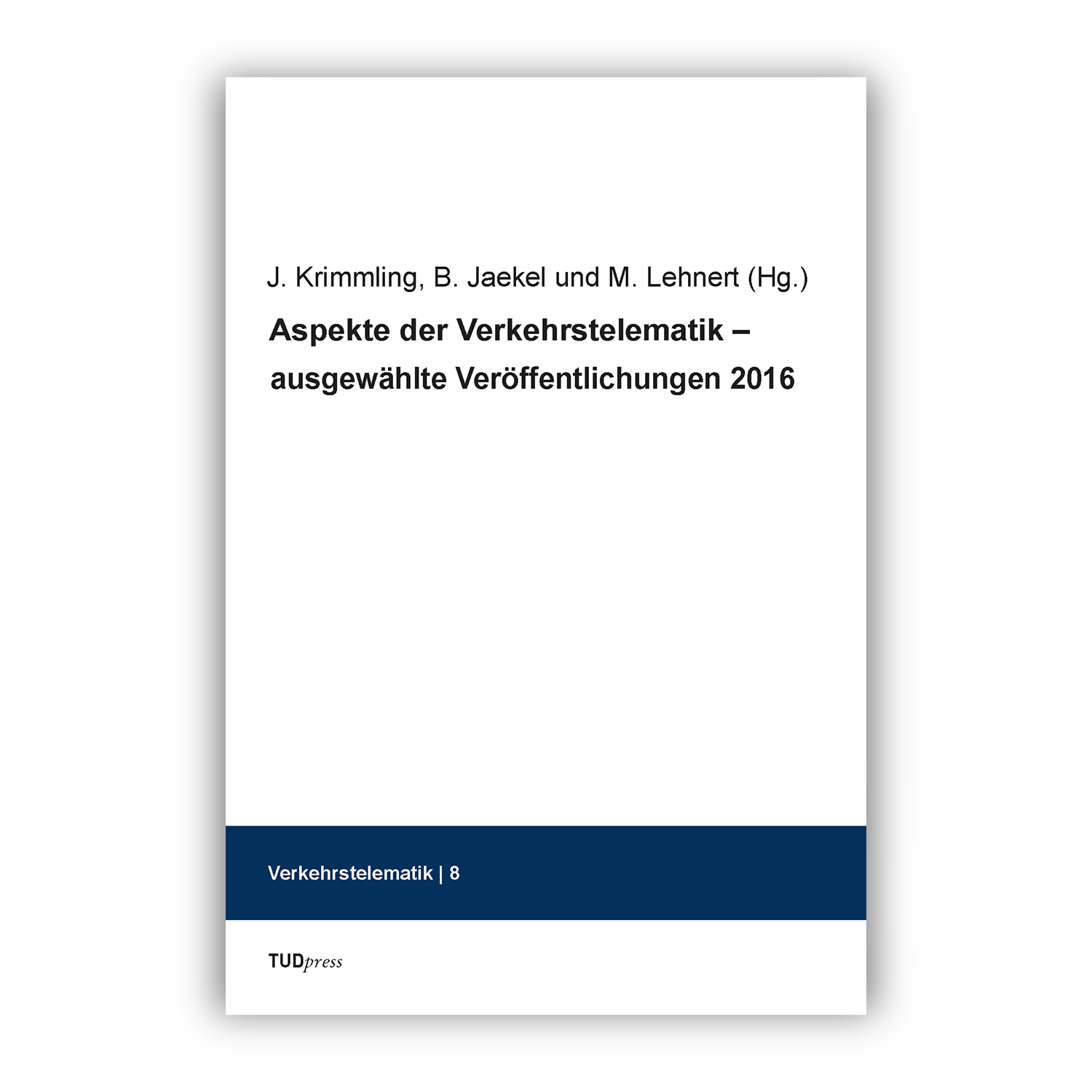 Cover "Aspekte der Verkehrstelematik2016"; © THELEM