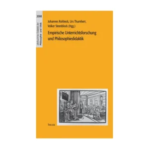 Cover "Empirische Unterrichtsforschung und Philosophiedidaktik"; © THELEM