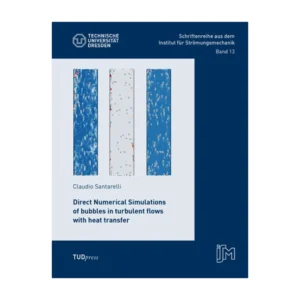 Cover "Direct Numerical Simulations of bubbles in turbulent flows with heat transfer"; © THELEM