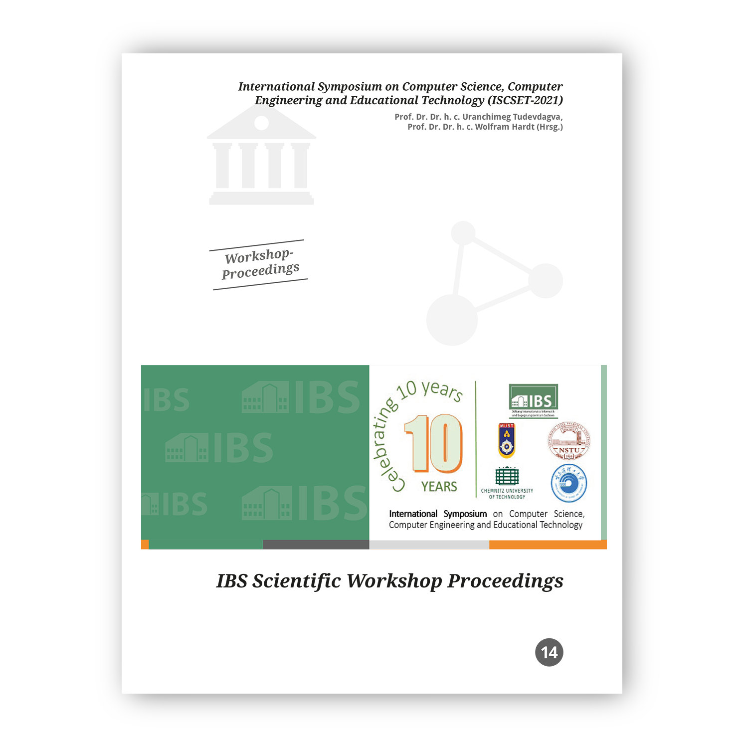 Cover "International Symposium on Computer Science, Computer Engineering and Educational Technology (ISCSET-2021)"; © THELEM