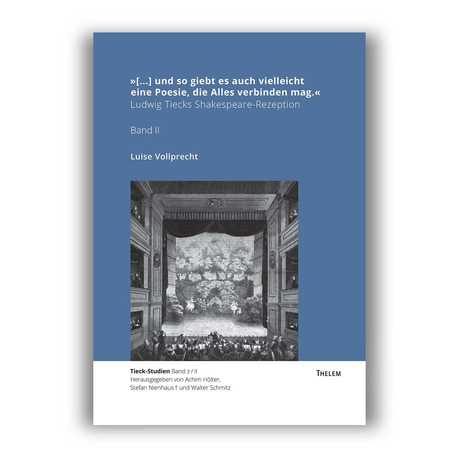 Cover "[…] und so giebt es auch vielleicht eine Poesie, die Alles verbinden mag."; © THELEM