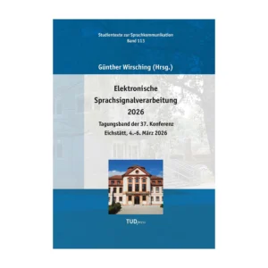 Cover "elektronische Sprachsignalverarbeitung 2026"; © THELEM